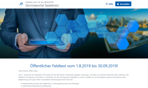 Screenshot 2019 09 17 Startseite Serviceportal Saalekreis