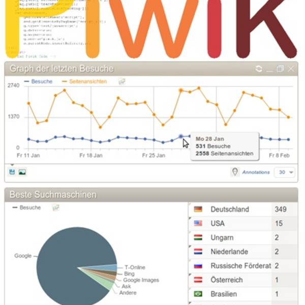 piwik nutzung im brain geocms